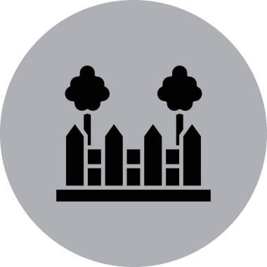 Fabrika simgesi vektör illüstrasyonu