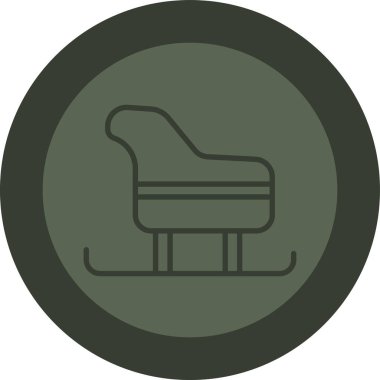 koltuk simgesi vektör illüstrasyonu