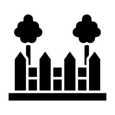 Simgesi beyaz zemin üzerine bina fabrika