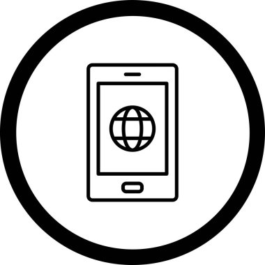 Vektör Genel Ağ simgesi