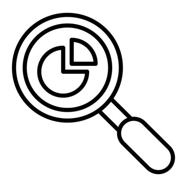 Arama vektör satırı simgesi