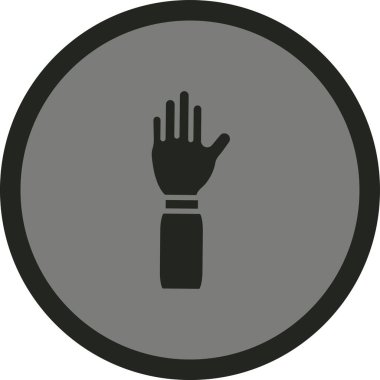 el simgesi vektör illüstrasyonu