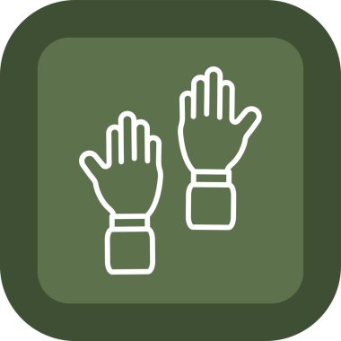 Tek bir simgenin vektör illüstrasyonu