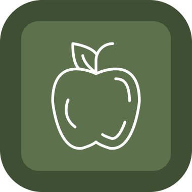 elma meyve vektör simgesi