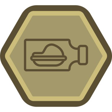 Bir gaz simgesinin vektör illüstrasyonu