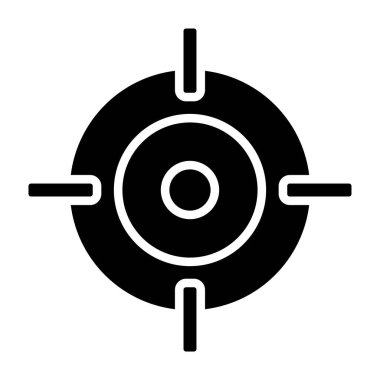 hedef simge vektör illüstrasyonu