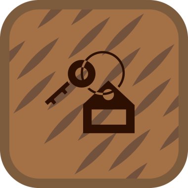 ev anahtarı vektör simgesi