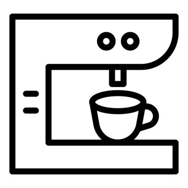 fincan kahve ikonu, taslak biçimi