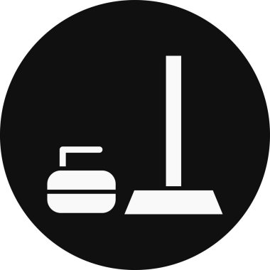 Temizleme simgesinin vektör illüstrasyonu