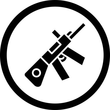 askeri simge vektör illüstrasyonu