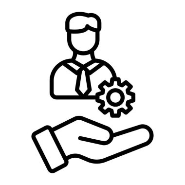 insan elinin vektör tasarımı