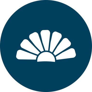 Deniz kabuğunun vektör çizimi