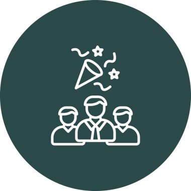 İş ve finans simgesinin vektör illüstrasyonu