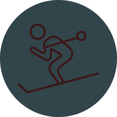 Kayak simge vektör çizim