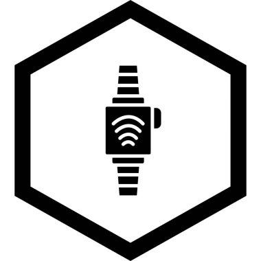 Moda biçimi izole edilmiş arkaplanda akıllı telefon simgesi