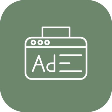 Modern uygulama simgesinin vektör çizimi