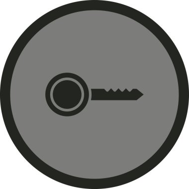 Anahtar simgesi vektör illüstrasyonu