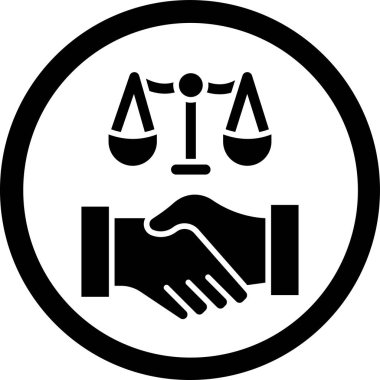 İş simgesinin vektör illüstrasyonu