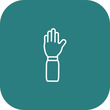 parmak simgesi ile el