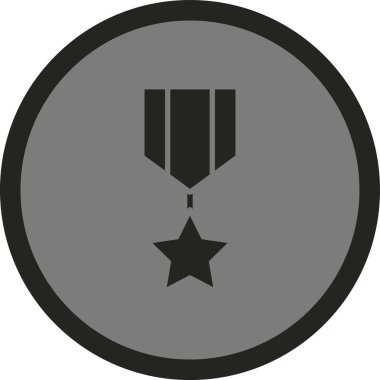 Rozet Simgesi Moda Biçiminde İzole Arkaplan