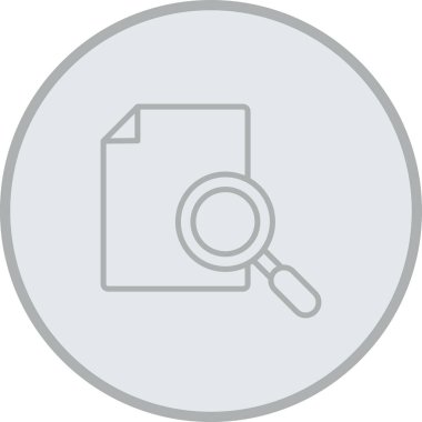 vektör büyütme cam simgesi