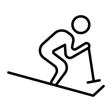 kayak simgesi vektör illüstrasyonu