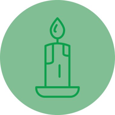 Mum simgesi vektör illüstrasyonu