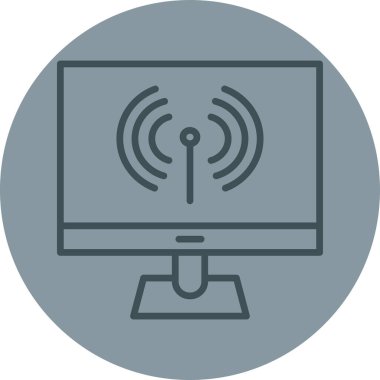 wifi vektör simgesi modern basit illüstrasyon