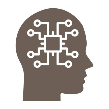 Vites vektör simgesine sahip beyin