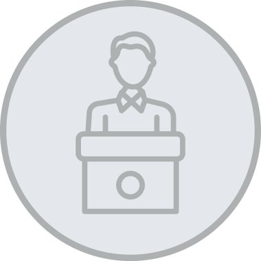 iş insanları vektör çizgisi simgesi