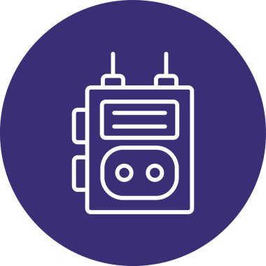 Radyo. Web simgesi basit tasarım