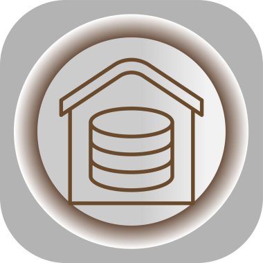 Güzel Ev Vektörü Kabartma Simgesi