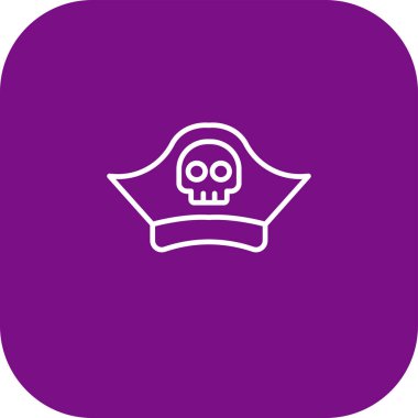 Kurukafa simgesi vektör illüstrasyonu