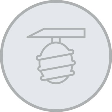 Lamba. Web simgesi basit illüstrasyon