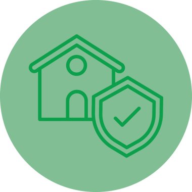 ev simgesi vektör illüstrasyonu