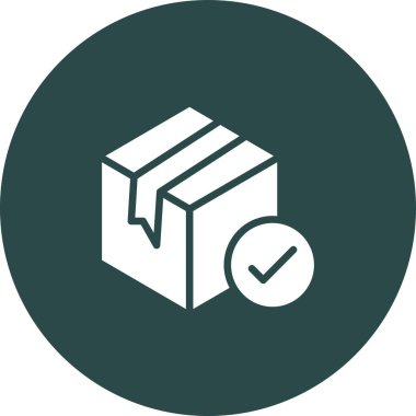 Bir paketin vektör simgesi