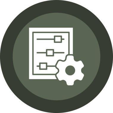 Simge vektör illüstrasyonu ayarlanıyor