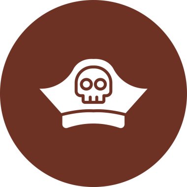 Kurukafa simgesi vektör illüstrasyonu