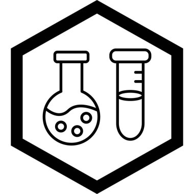 Kimyasal simgenin vektör illüstrasyonu