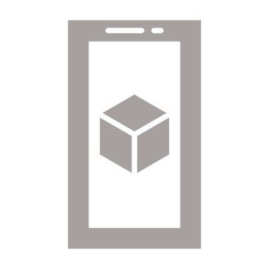 cep telefonu simgesi. vektör illüstrasyonu