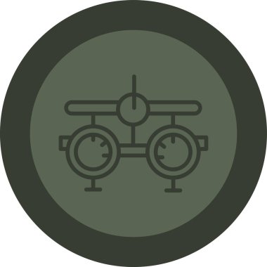 askeri simge, vektör illüstrasyonu