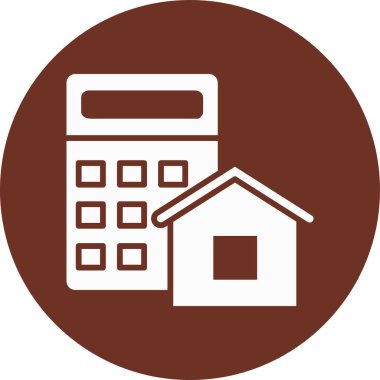 Ev simgesinin vektör illüstrasyonu