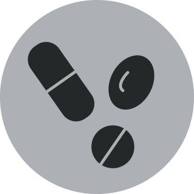 tıbbi ağ simgesi vektör illüstrasyonu