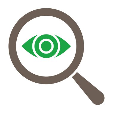 Göz simgesi vektör illüstrasyonu