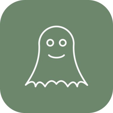 hayalet simgesi vektör illüstrasyonu