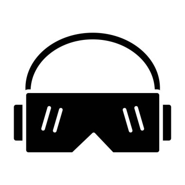 sanal gözlük simgesi düz simge