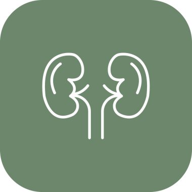 Akciğerler simge vektör çizim