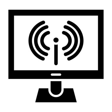 kablosuz bilgisayar izleme simgesi, özet biçimi