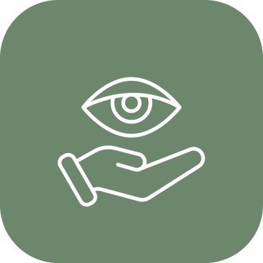 Göz simgesi vektör illüstrasyonu