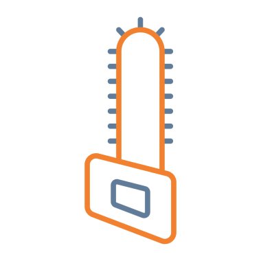 İzole edilmiş tek bir güvenli simgenin vektör çizimi